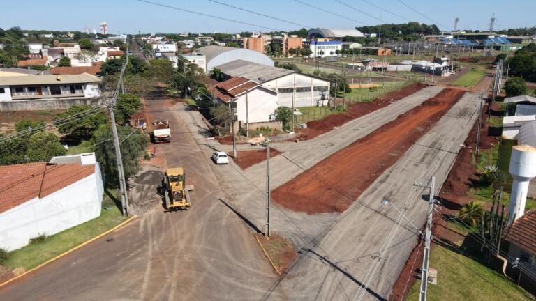 Obras de alargamento da Rua Pernambuco são iniciadas em Marechal Rondon