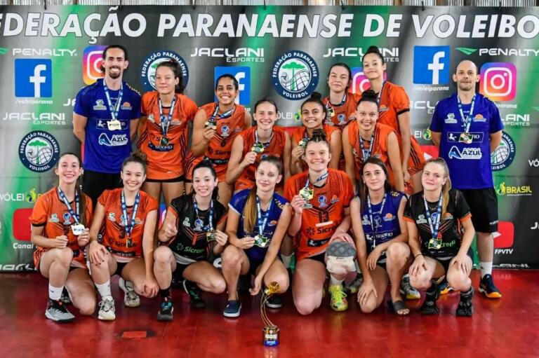 Martin Luther/Prefeitura de Marechal Rondon enfileira vitórias e conquista o Paranaense de Voleibol Sub-17