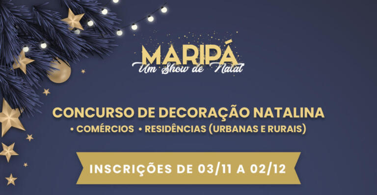 Inscrições abertas ao Concurso de Decoração Natalina em Maripá
