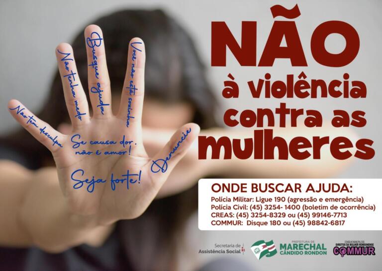 No Dia Internacional de Luta Contra a Violência à Mulher, vítimas são estimuladas a denunciar agressores
