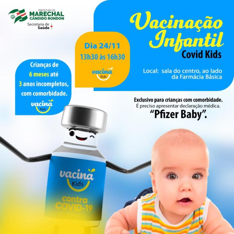Saúde rondonense aplica nesta quinta-feira a vacina Covid Kids