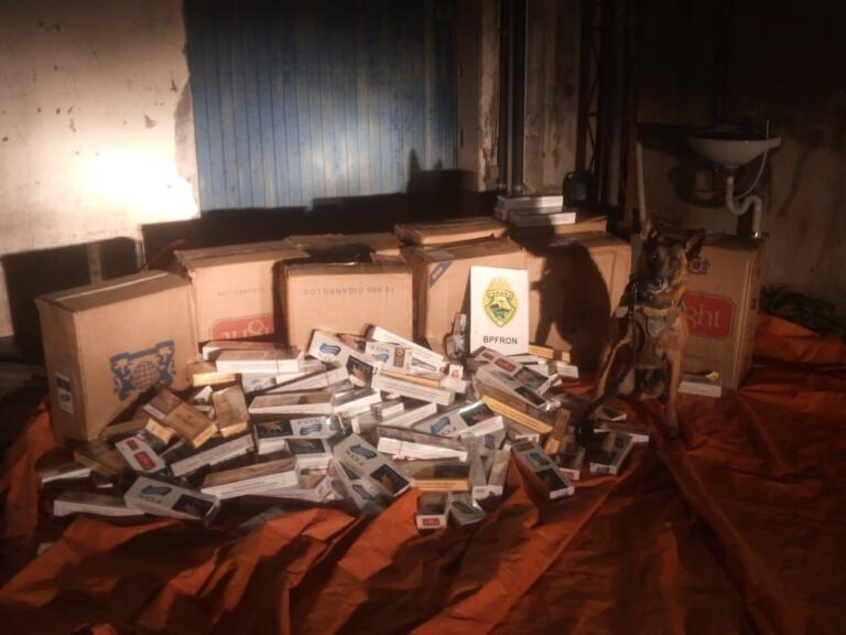 BPFron apreende cigarros contrabandeados em Mercedes; uma pessoa foi presa
