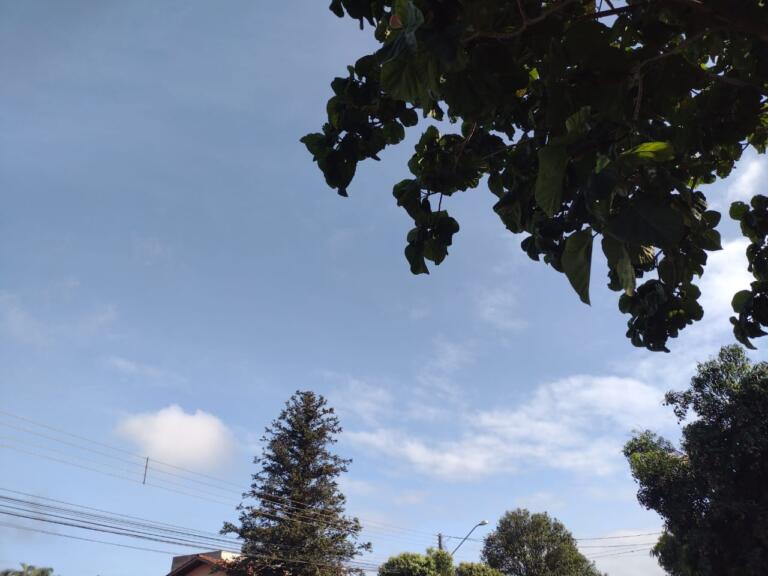 Simepar aponta pancadas de chuva para Marechal Rondon nesta terça-feira