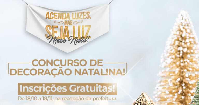 Concurso de Decoração Natalina segue com inscrições abertas até dia 18 em Quatro Pontes