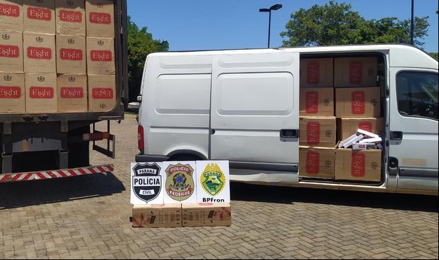 Apreensão de cigarros causa prejuízo de R$ 2 milhões ao crime organizado da região