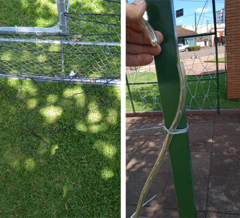 Decoração natalina de Nova Santa Rosa é depredada