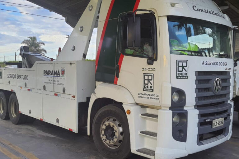 Guinchos do DER/PR começam a operar em 342,47 km de rodovias do interior do Paraná
