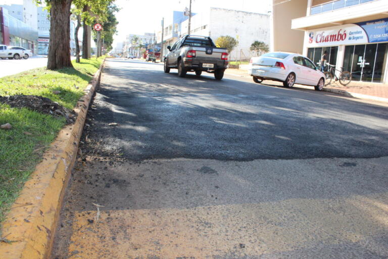 Lombadas estão sendo retiradas na região central de Marechal Rondon