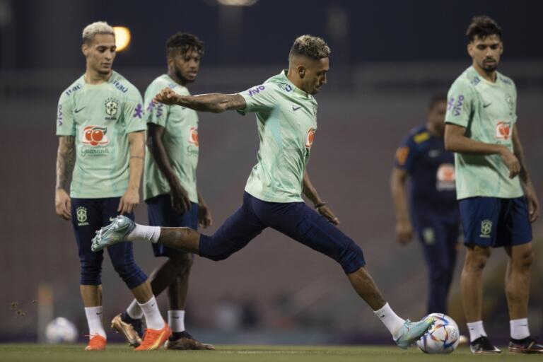 Seleção Brasileira faz primeiro treino no Catar