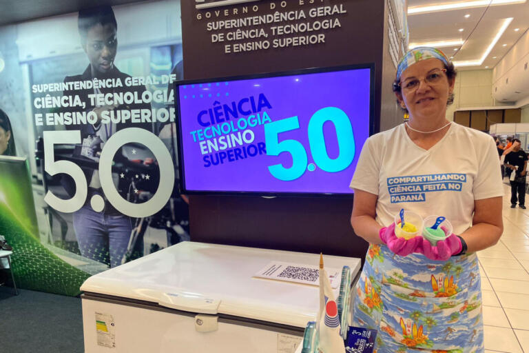 Sorvete de tilápia: projeto premiado da Unioeste é destaque em evento que reúne lideranças dos 399 municípios do Paraná