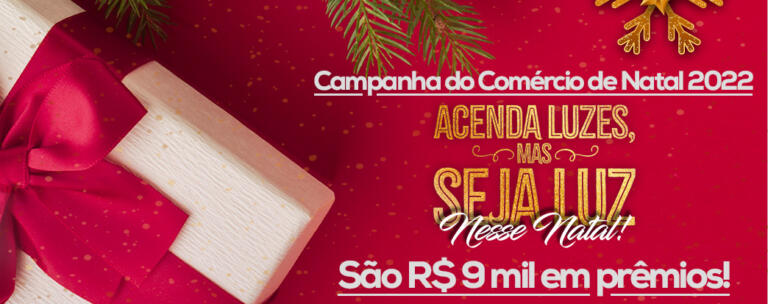 Campanha de Natal do comércio de Quatro Pontes sorteará R$ 9 mil em vales-compras