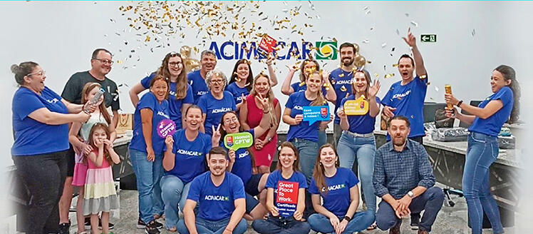 Acimacar é certificada como “Great Place to Work”
