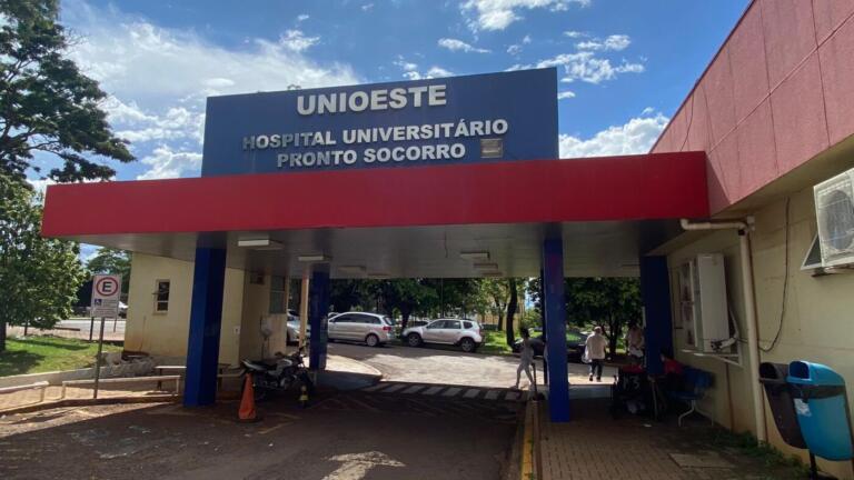 Ciclista atropelado por moto é transferido para o HU em Cascavel