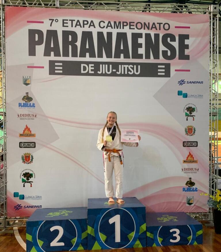 Quatro-pontense ganha ouro na 7ª etapa do Campeonato Paranaense de Jiu-Jitsu