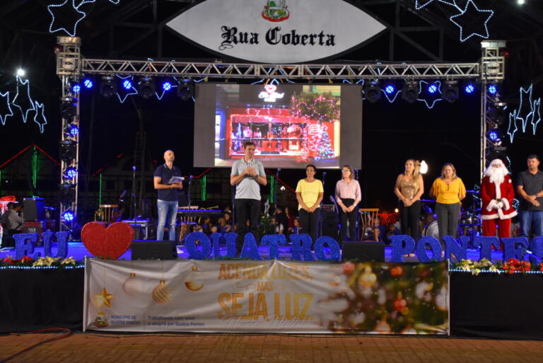 Concurso de decoração natalina de Quatro Pontes premia vencedores