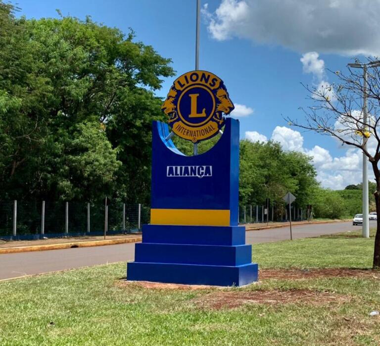 Lions Clube Aliança inaugura hoje monumento em homenagem ao clube