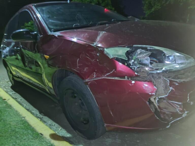 Colisão entre moto e carro resulta com homem ferido em Marechal Rondon