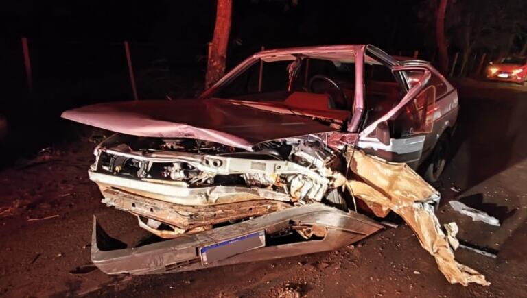 Acidente entre São Miguel do Iguaçu e Missal deixa pessoas feridas