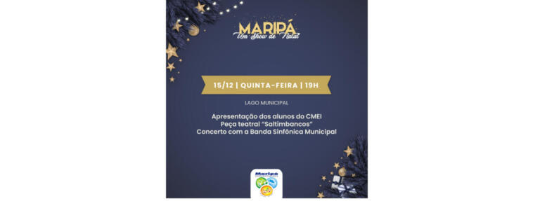 Programação de Natal continua nesta quinta-feira em Maripá; confira as atrações