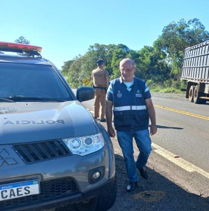 Operação da Receita Estadual apreende cargas com notas fiscais falsas na região de Guarapuava