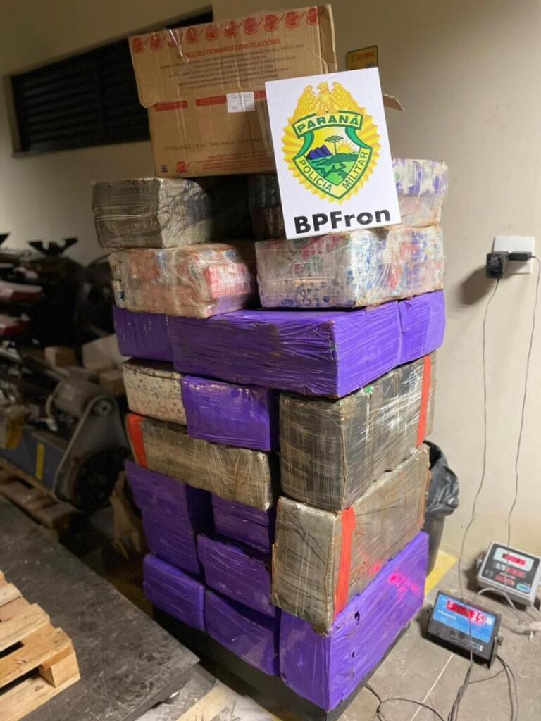 BPFron apreende drogas e encaminha homem por tráfico em Guaíra