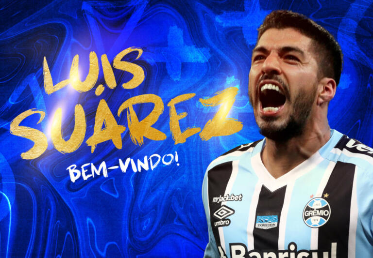 Grêmio anuncia contratação do atacante uruguaio Luis Suárez