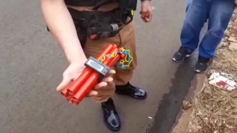 “Bomba” encontrada em Cascavel é um brinquedo