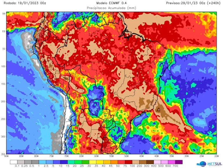Previsão do tempo aponta tendência de chuva para os próximos dez dias