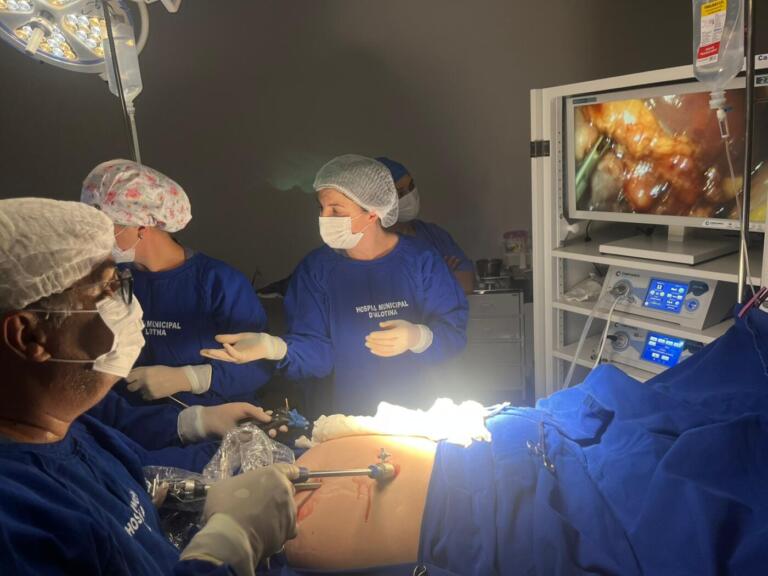 Videocirurgia alça Palotina na vanguarda da saúde pública do Oeste