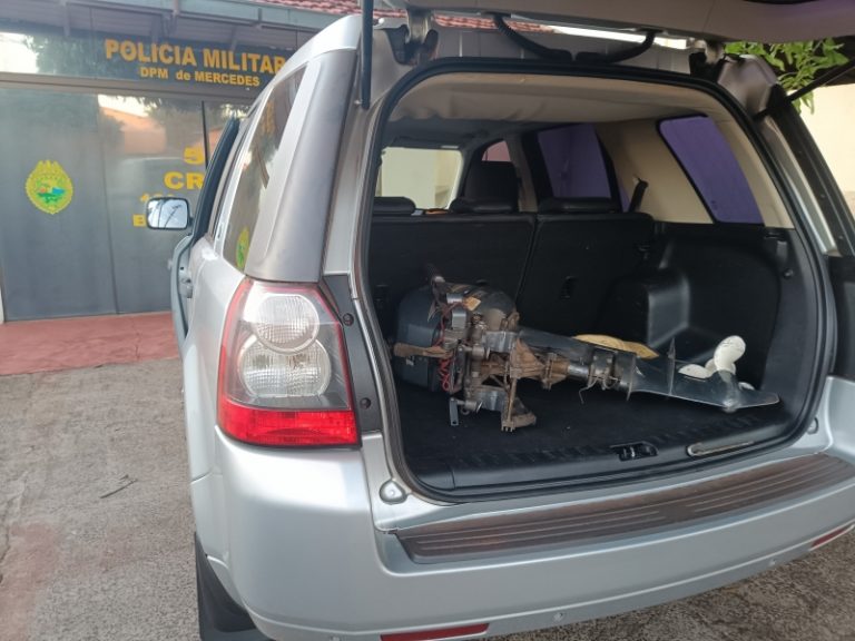 Mulher flagrada com motores de barcos furtados em Arroio Guaçu seria moradora de Entre Rios do Oeste