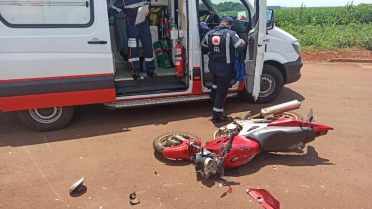 Motociclista morre após ser arremessado por 10 metros em Toledo