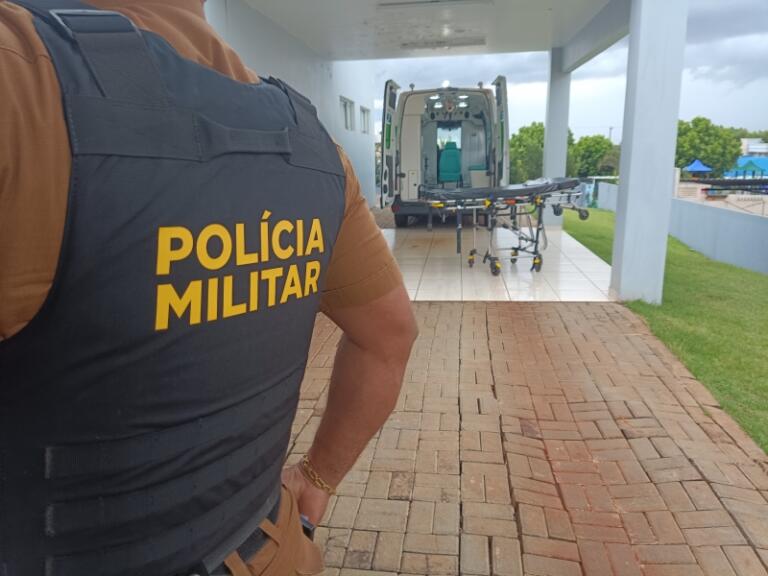 Homem baleado dá entrada no Centro de Saúde de Mercedes