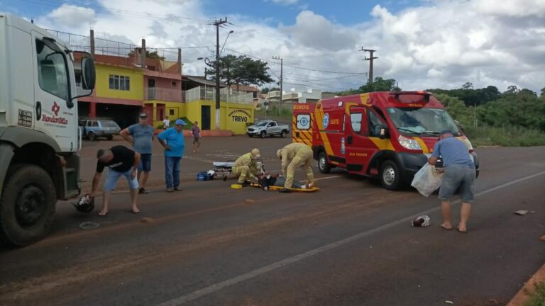 Motociclista morre após se envolver em acidente no trevo para Margarida