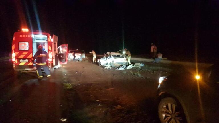 Grave acidente na BR-163 deixa oito feridos
