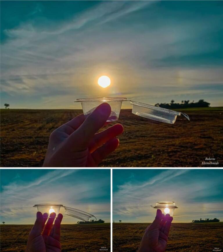 Guardei em um potinho