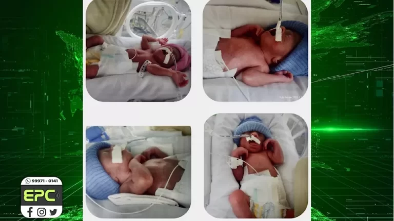 Família dos quadrigêmeos nascidos no Hospital Universitário precisa de ajuda