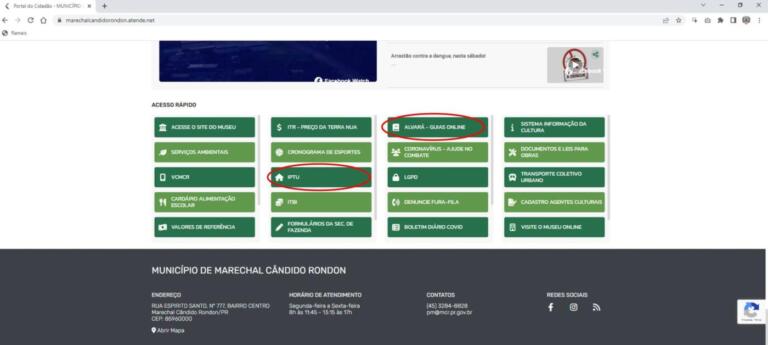 IPTU, alvará e taxas da Vigilância Sanitária com desconto de 12% podem ser pagos até quarta-feira
