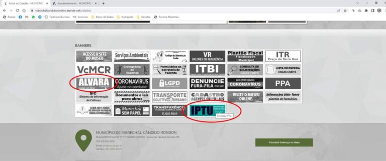 IPTU, alvará e taxas da Vigilância Sanitária podem ser pagos com desconto até dia 15 em Marechal Rondon