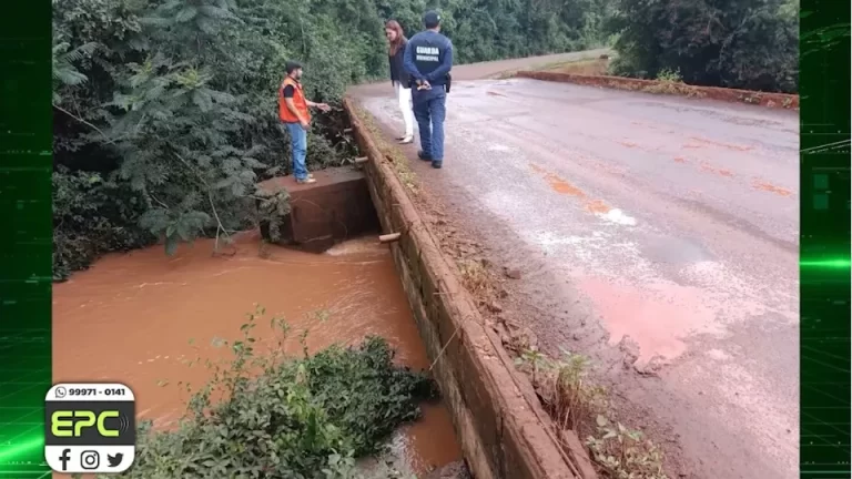 Rio transborda e moradores acionam Defesa Civil em Toledo
