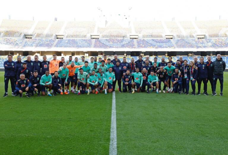 Brasil entra em campo pela 1ª vez após Copa do Mundo do Catar