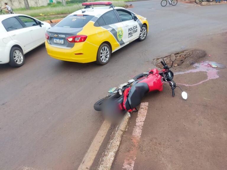 Jovem de 27 anos tem pé amputado após acidente no trevo da AACC