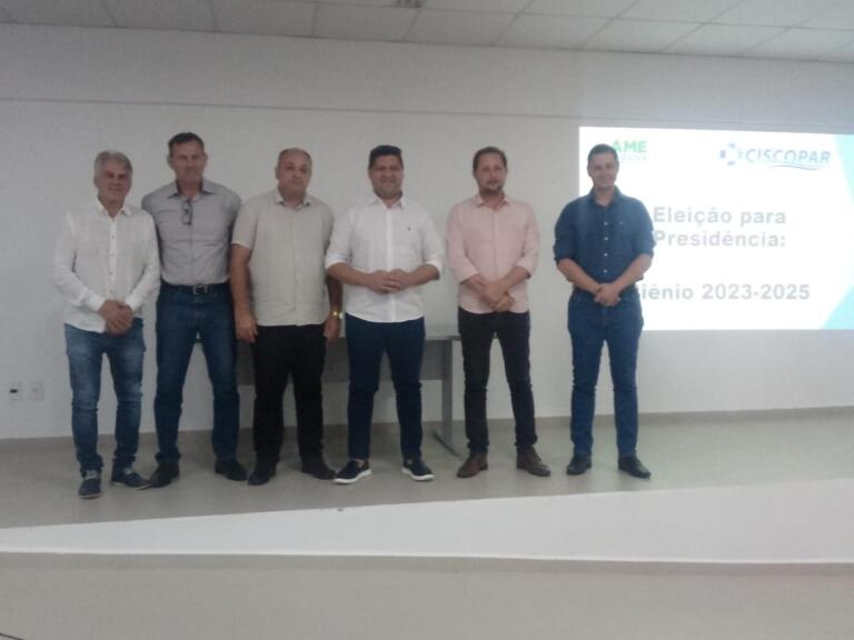 Prefeito de Quatro Pontes assume vice-presidência do Ciscopar