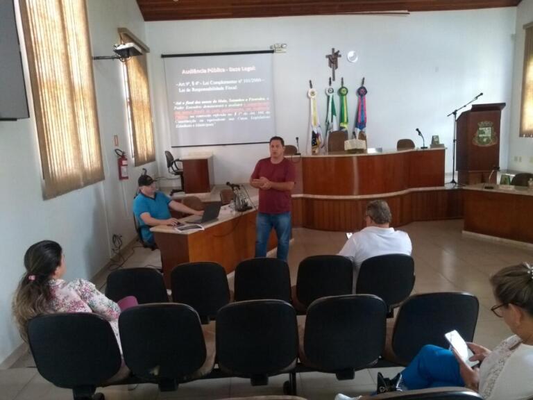 Aplicação orçamentária do 3º quadrimestre é apresentada em audiência pública aos quatro-pontenses