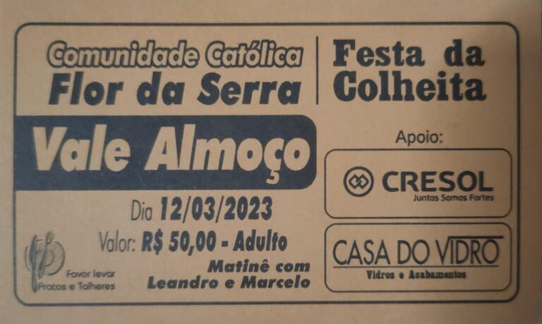 Flor da Serra terá Festa da Colheita no próximo dia 12