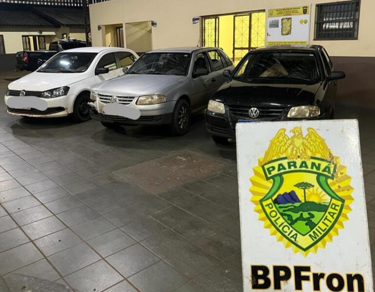 BPFron apreende veículos e cigarro contrabandeado em Mercedes