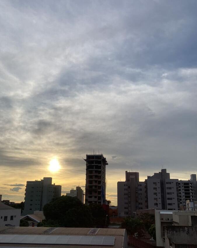Oeste tem previsão de chuva para hoje; em Marechal Rondon estão previstos 5.2mm
