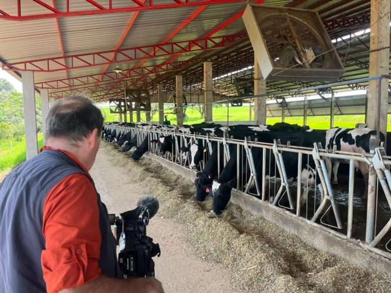 TV franco-alemã ARTE grava reportagem em Quatro Pontes