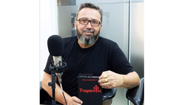 Noite de autógrafos com autor do livro “Fragmentos” acontece dia 10
