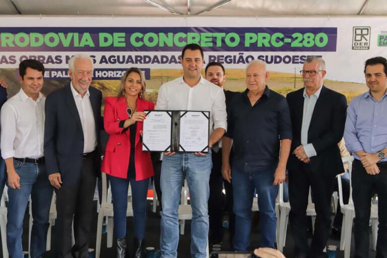 Sonho realizado: governador entrega nova PRC-280, revitalizada com concreto