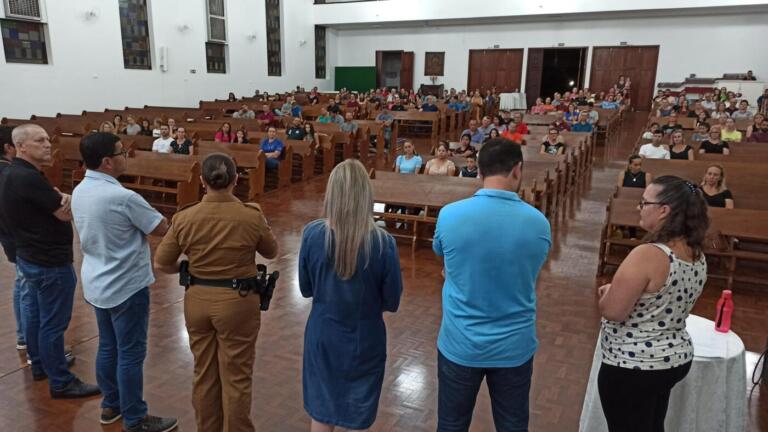 Proerd é apresentado aos pais de alunos da rede municipal de ensino de Marechal Rondon